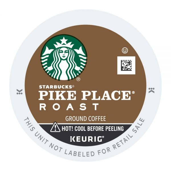 Starbucks Single-Serve Coffee K-Cup, Pike Place, Box Of 24
