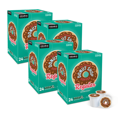 The Original Donut Shop Single-Serve Coffee K-Cup, Classic, Carton Of 96, 4 x 24 Per Box
