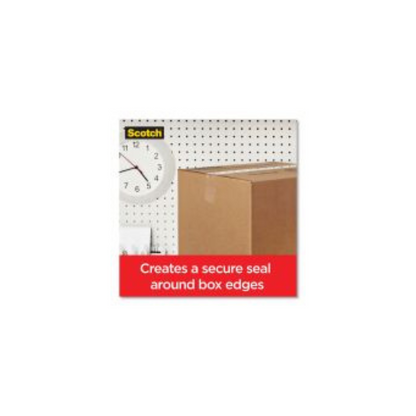Scotch Sure Start Shipping Tape With Dispenser 1-7/8" x 22.2 Yd, Clear, Pack Of 6 Rolls