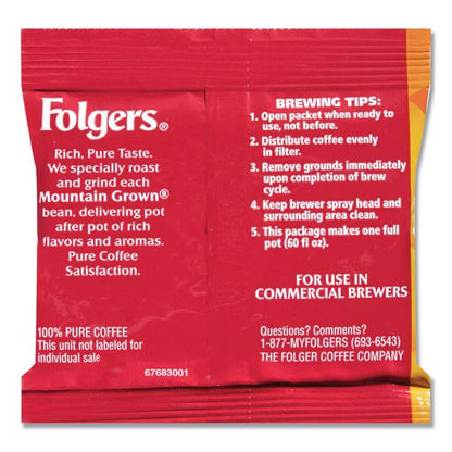 Folgers Single-Serve Coffee Packets, Classic Roast, Box Of 36