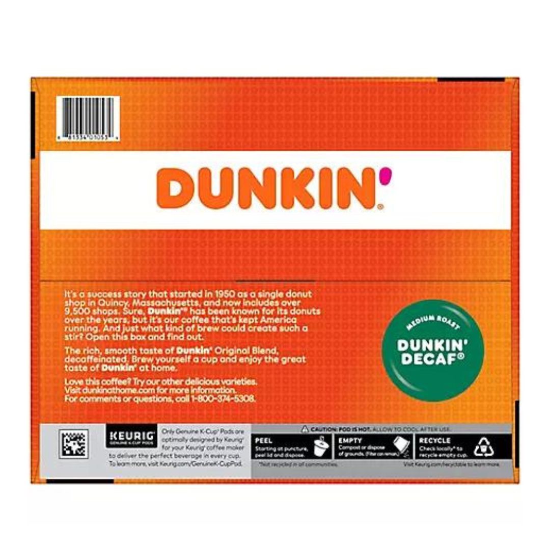 Dunkin' Donuts Original Blend Decaf K-Cup Pods 54 ct