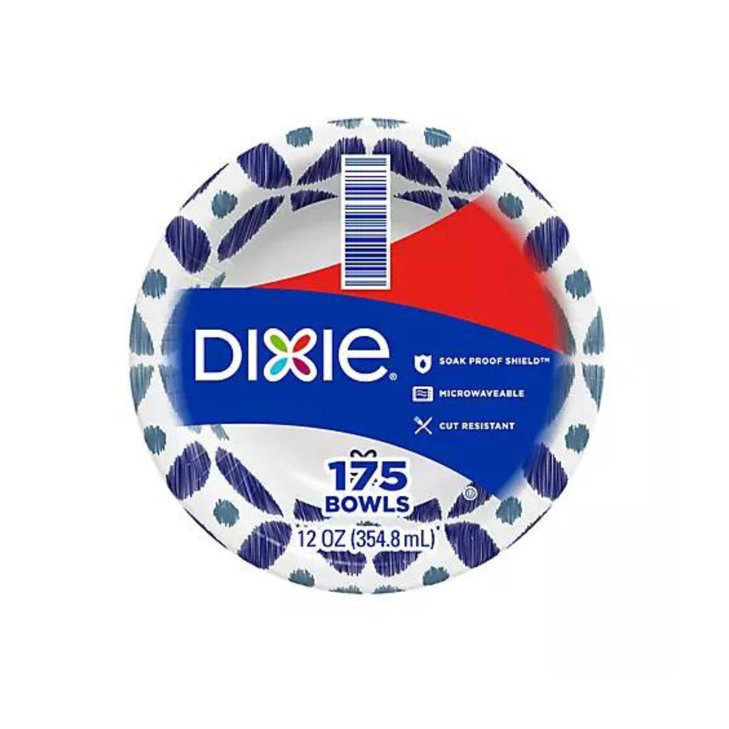 Dixie 12 oz. Printed Paper Bowl 175 count