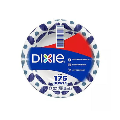 Dixie 12 oz. Printed Paper Bowl 175 count