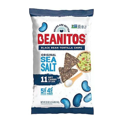 Beanitos Black Bean Sea Salt Chips 20 oz.