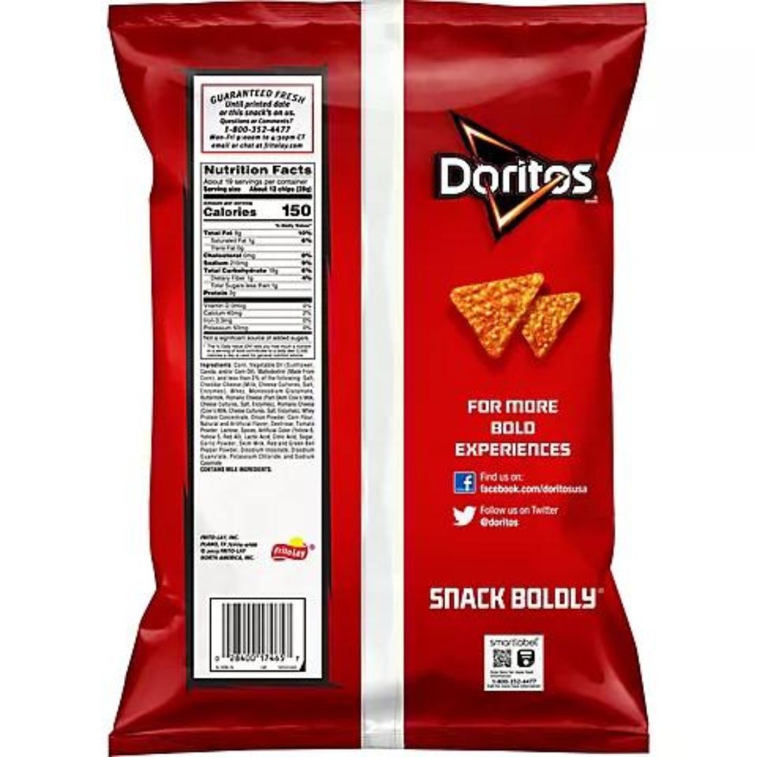 Doritos Nacho Cheese & Doritos Cool Ranch Flavored Tortilla Chips - Pick n' Pack