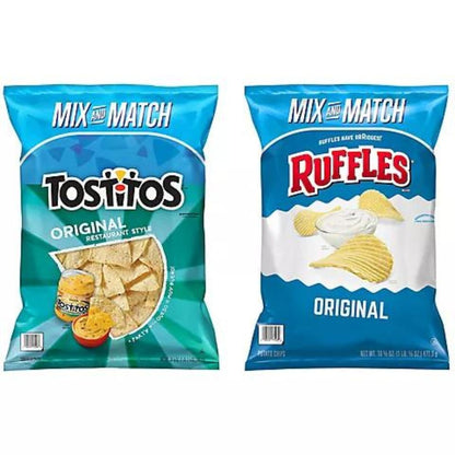 Tostitos Restaurant Style Tortilla Chips & Ruffles Regular Potato Chips - Pick n' Pack