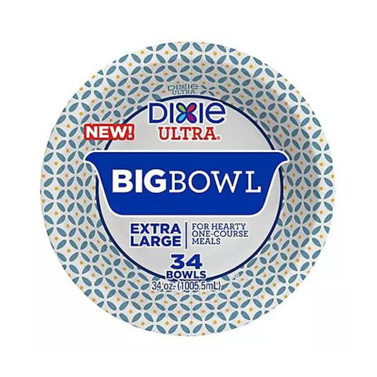 Dixie Ultra Big Bowl 34oz. 34 count