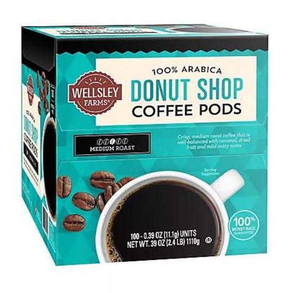 Wellsley Farms Donut Shop Coffee Pods 100 ct.