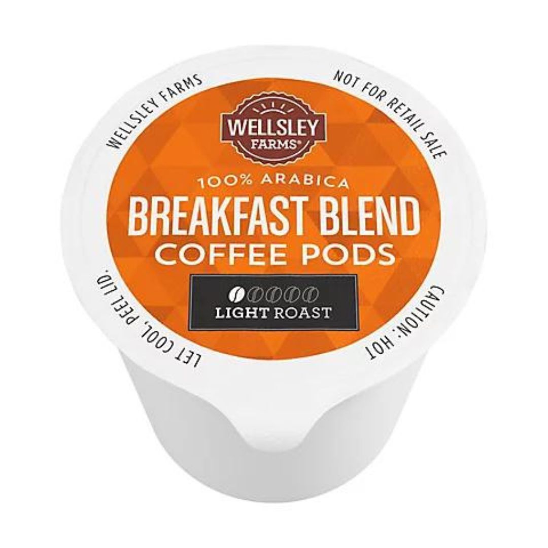 Wellsley Farms Breakfast Blend Coffee Pods 100 ct.