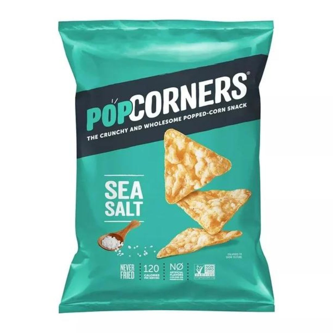 PopCorners Sea Salt Popped Corn Chips Snacks 18 oz.