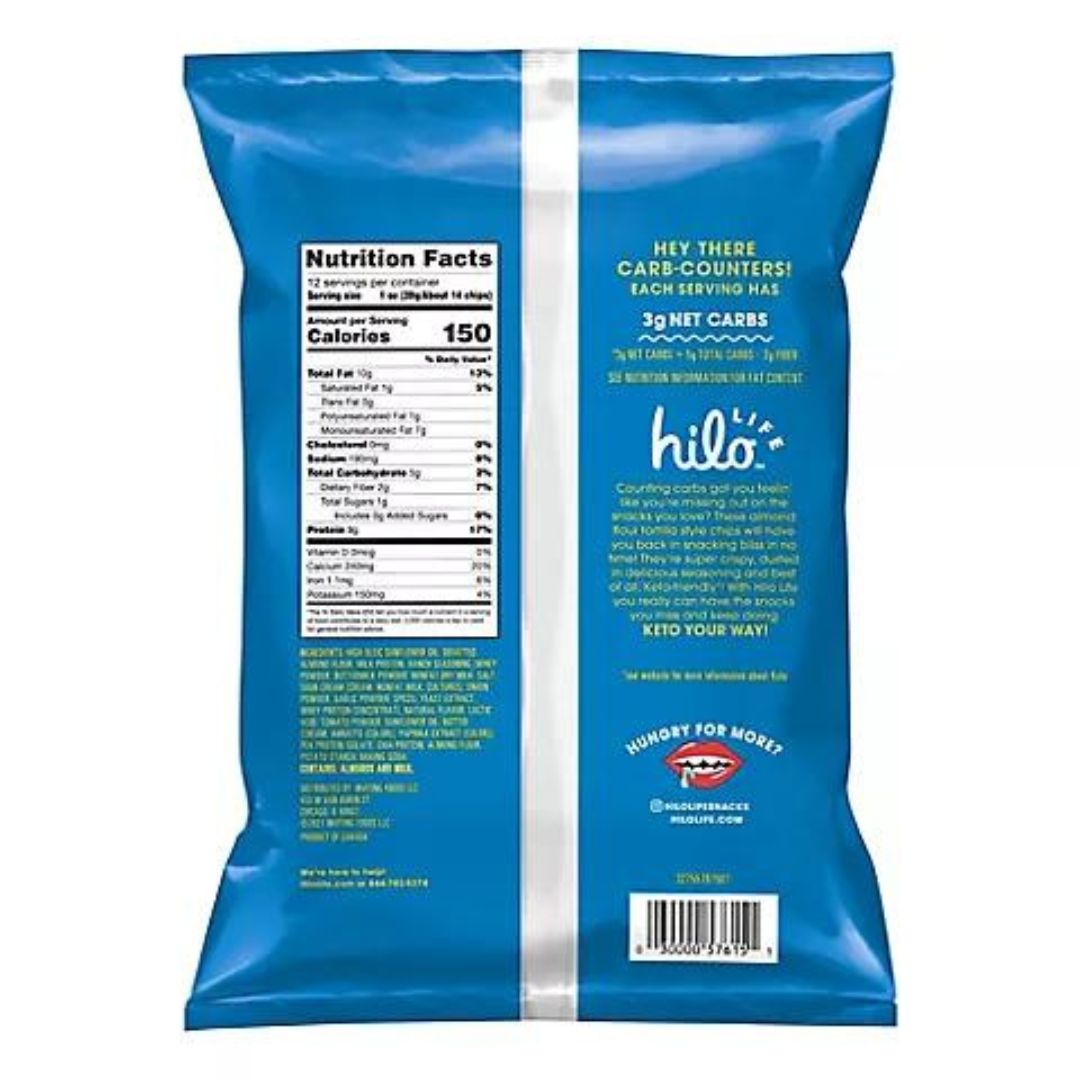 Hilo Life Ranch Flavor Keto Friendly Tortilla Chips 12 oz.