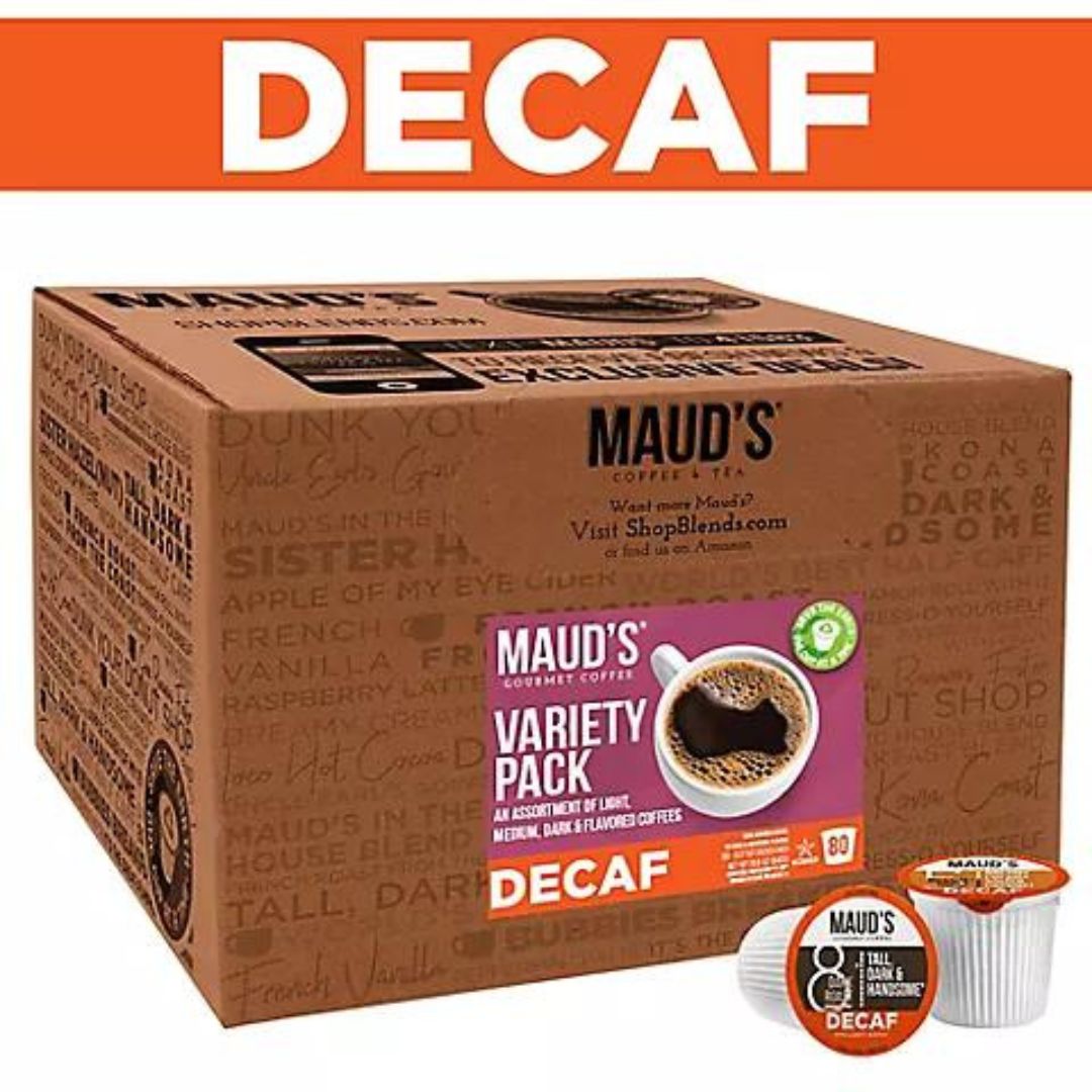 Maud's Decaf Variety Pack Decaf Coffee Pods 80 ct.