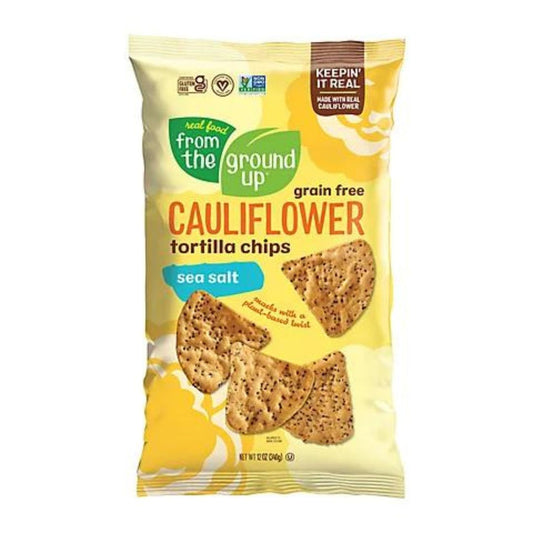 Real Food From The Ground Up Cauliflower Tortilla Chips 12 oz.