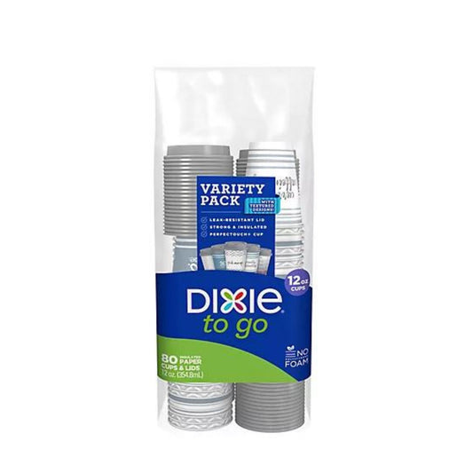 Dixie to Go 12-oz. Hot/Cold Cups 80 count