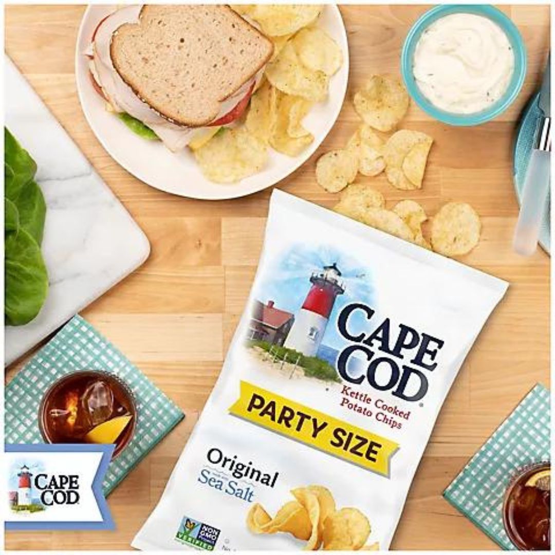 Cape Cod Less Fat Original Kettle Cooked Potato Chips 24 oz.