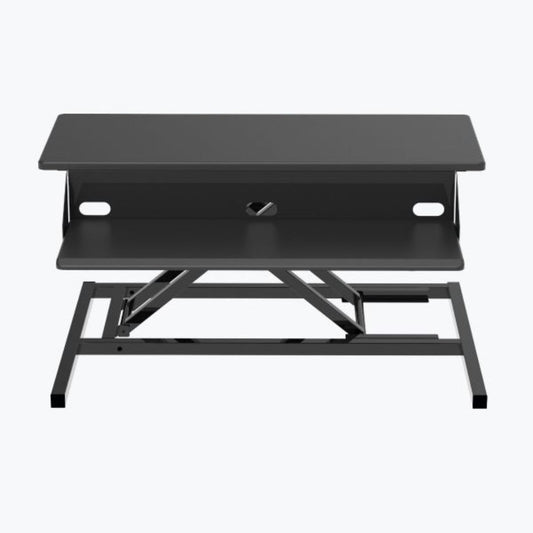 Two-Tier Pneumatic Standing Desk Converter - Black