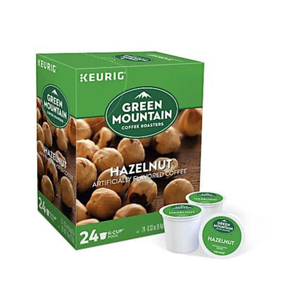 Green Mountain Coffee Single-Serve Coffee K-Cup, Hazelnut, Carton Of 96, 4 x 24 Per Box