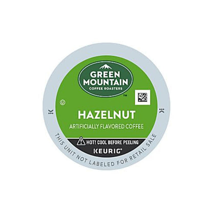 Green Mountain Coffee Single-Serve Coffee K-Cup, Hazelnut, Carton Of 96, 4 x 24 Per Box