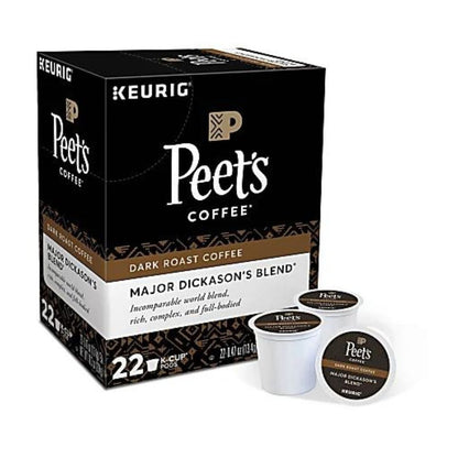 Peet's Coffee & Tea Single-Serve Coffee K-Cup Pods, Major Dickason's Blend, Box Of 22