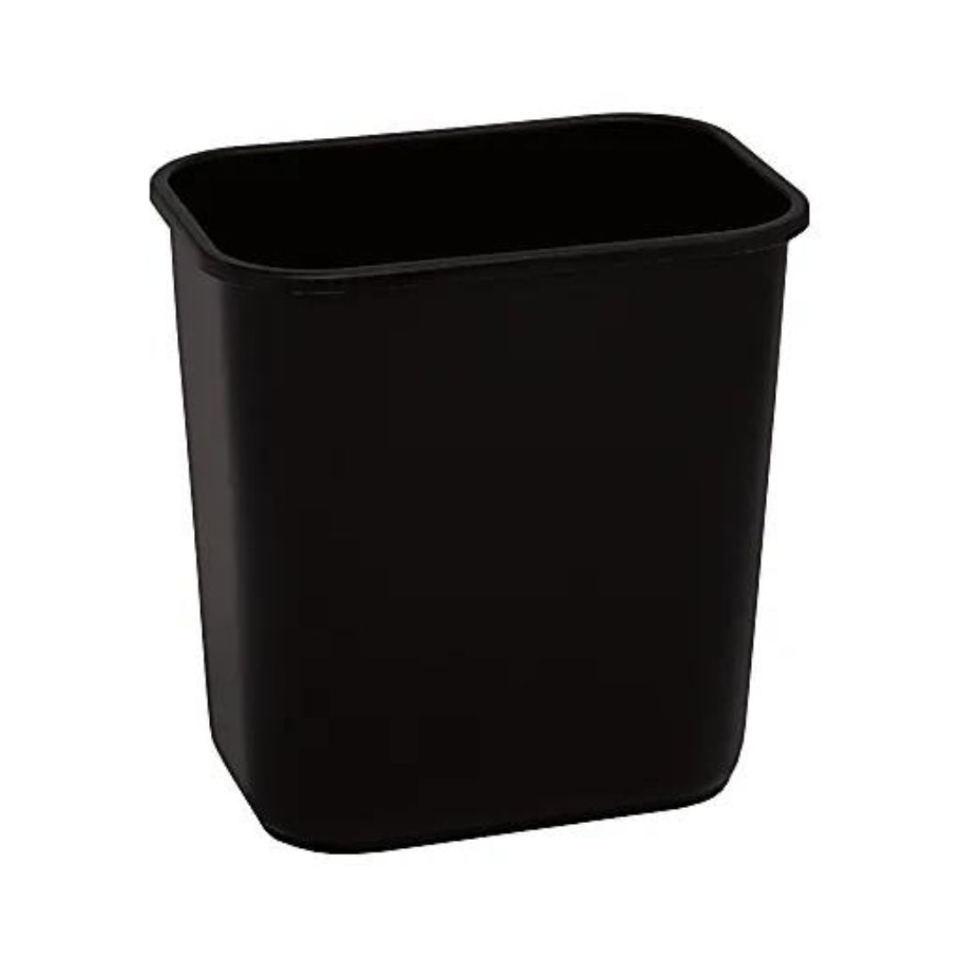 Highmark Wastebasket Black 3.25 Gallons 12-1/4"H x 8-1/2"W x 12"D