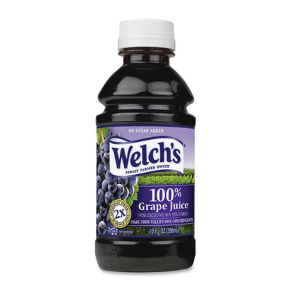 Welch's 100 Percent Grape Juice 10oz. 24ct Per Box