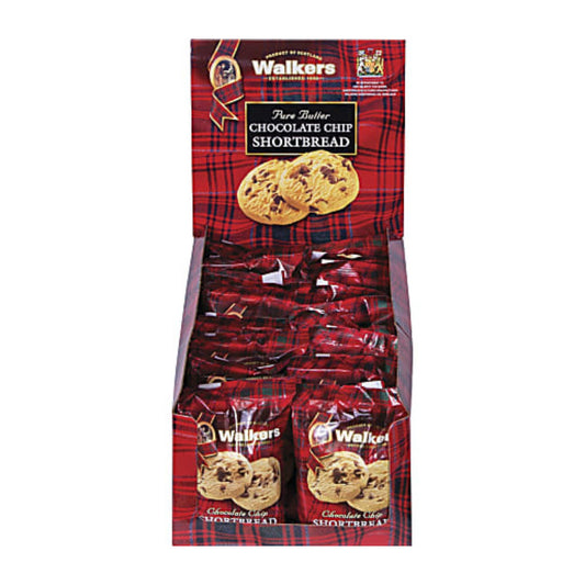 Walker's Cookies Chocolate Chip Shortbread Cookies, 20 count in a box