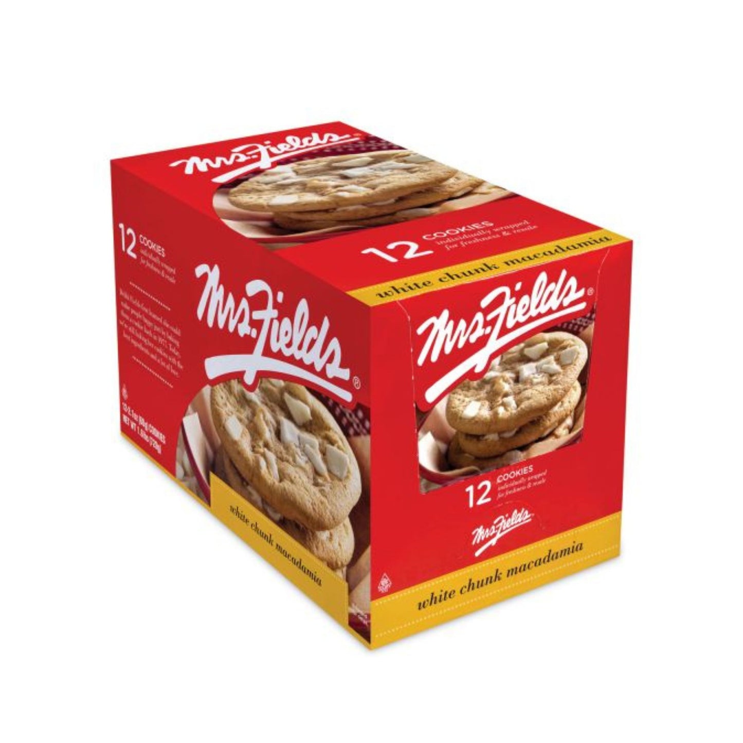Mrs. Fields White Chunk Macadamia Cookies (Box Of 12)