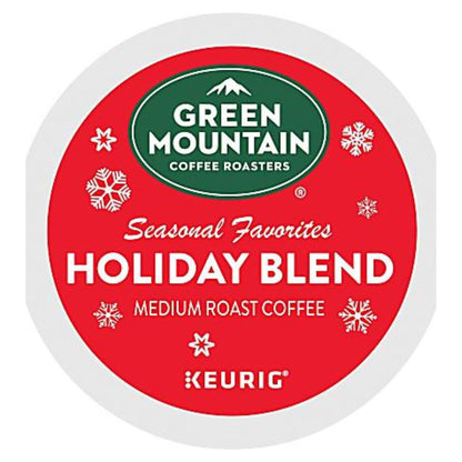 Green Mountain Coffee Single-Serve Coffee K-Cup Pods, Holiday Blend, Box Of 24