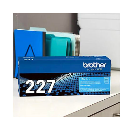 Brother TN-227 High-Yield Cyan Toner Cartridge, TN-227C
