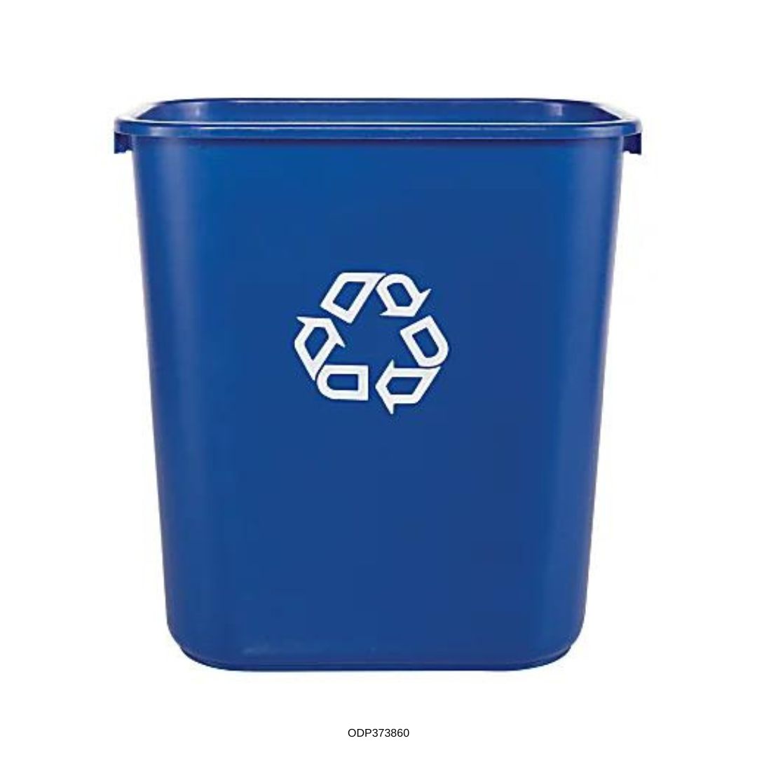 Rubbermaid Desk-Side Container 7-Gallons Blue