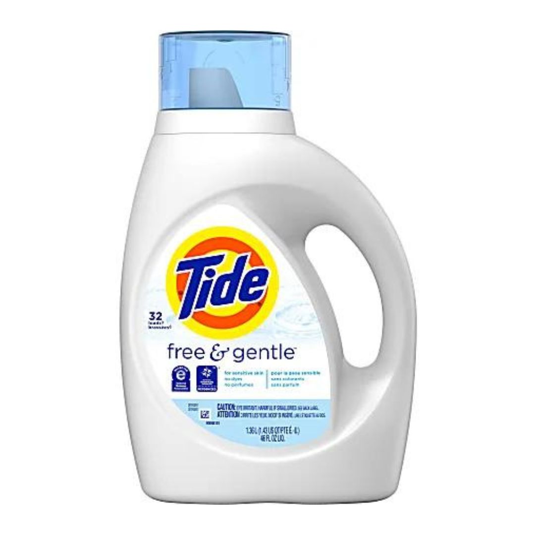 Tide Free & Gentle Detergent - Liquid - 46 fl oz