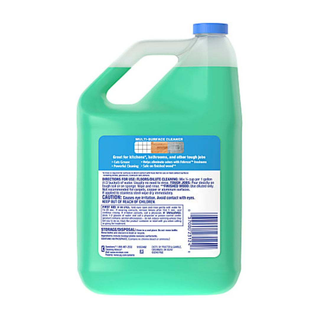 Mr. Clean Home Pro Liquid All-Purpose Cleaner, Febreze Meadows And Rain Scent 128oz. Bottle