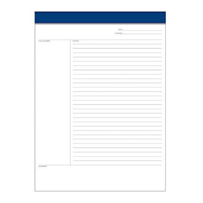 TOPS FocusNotes 15-lb Legal Pads, 8 1/2" x 11", 50 Sheets Per pad, White, Pack Of 2