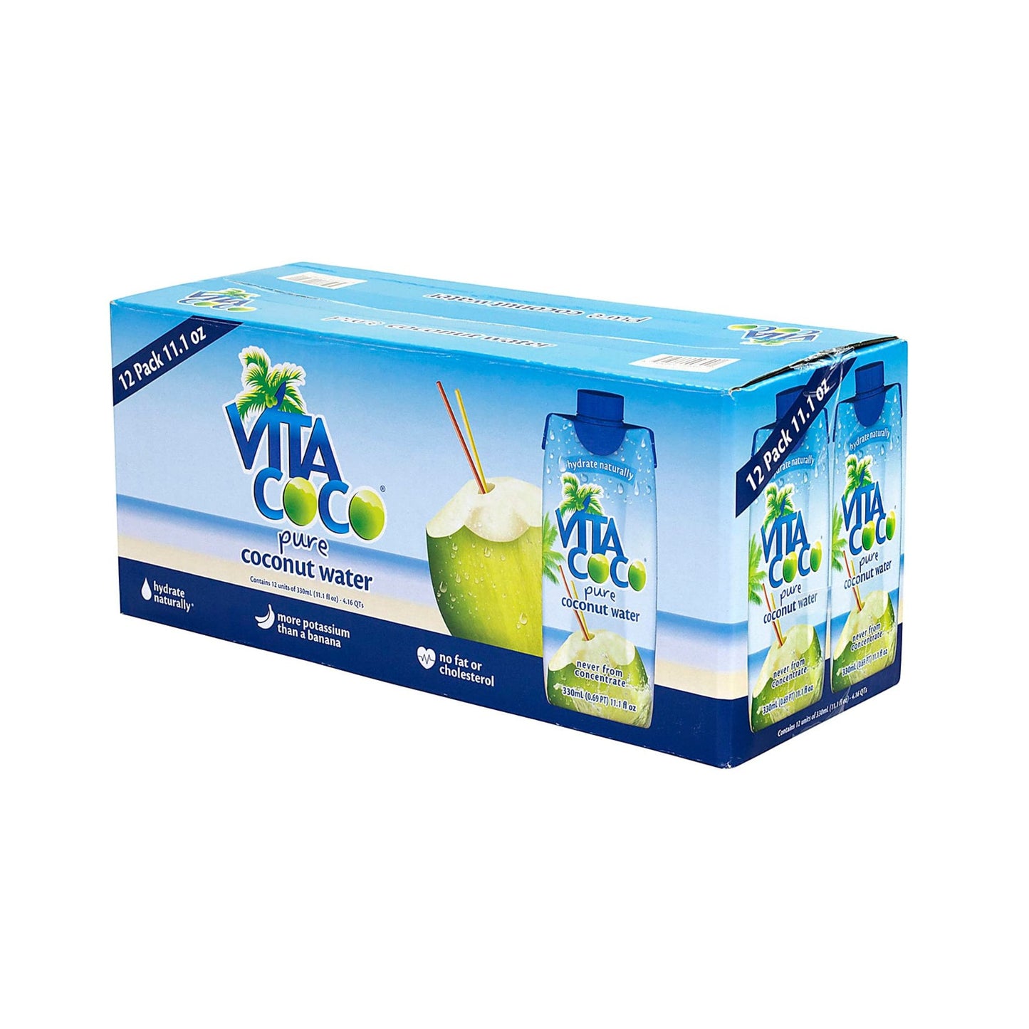 Vita Coco Coconut Water 11.1 Oz. Pack Of 12 Bottles