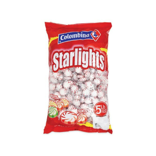 Colombina Peppermint Starlight Mints 5-Lb Bag