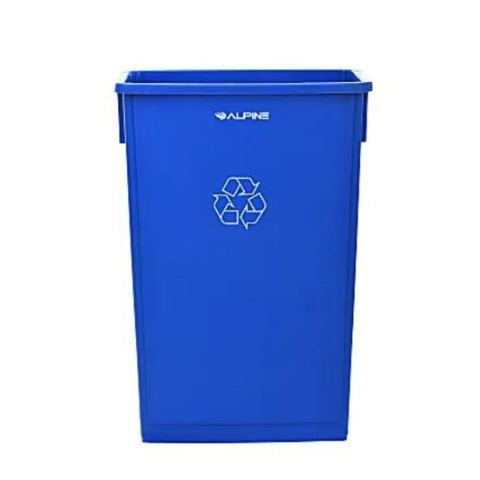 Alpine Slim Recycle Bin 23 Gallon Blue