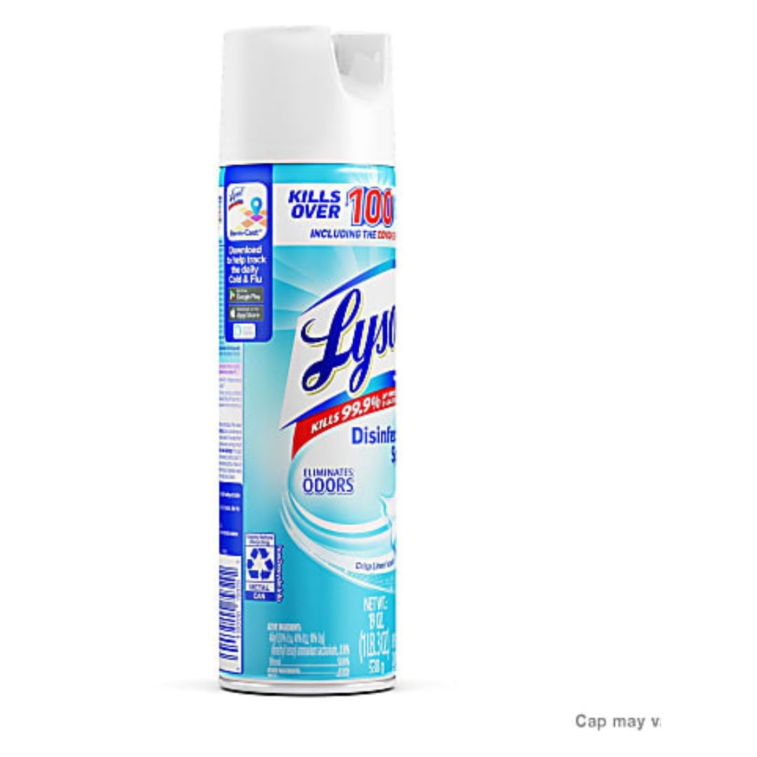 Lysol Professional Disinfectant Spray, Crisp Linen Scent 19oz. Bottle