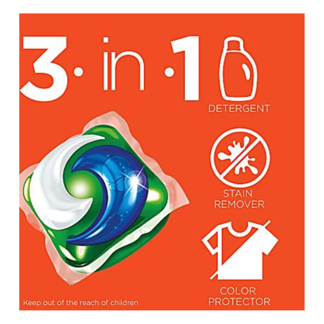 Tide PODS Liquid Laundry Detergent Soap Pacs, Spring Meadow, Pack Of 81 Pacs