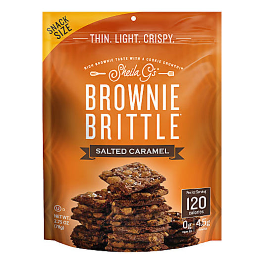 Brownie Brittle Salted Caramel 2.75 Oz. Case Of 8 Bags