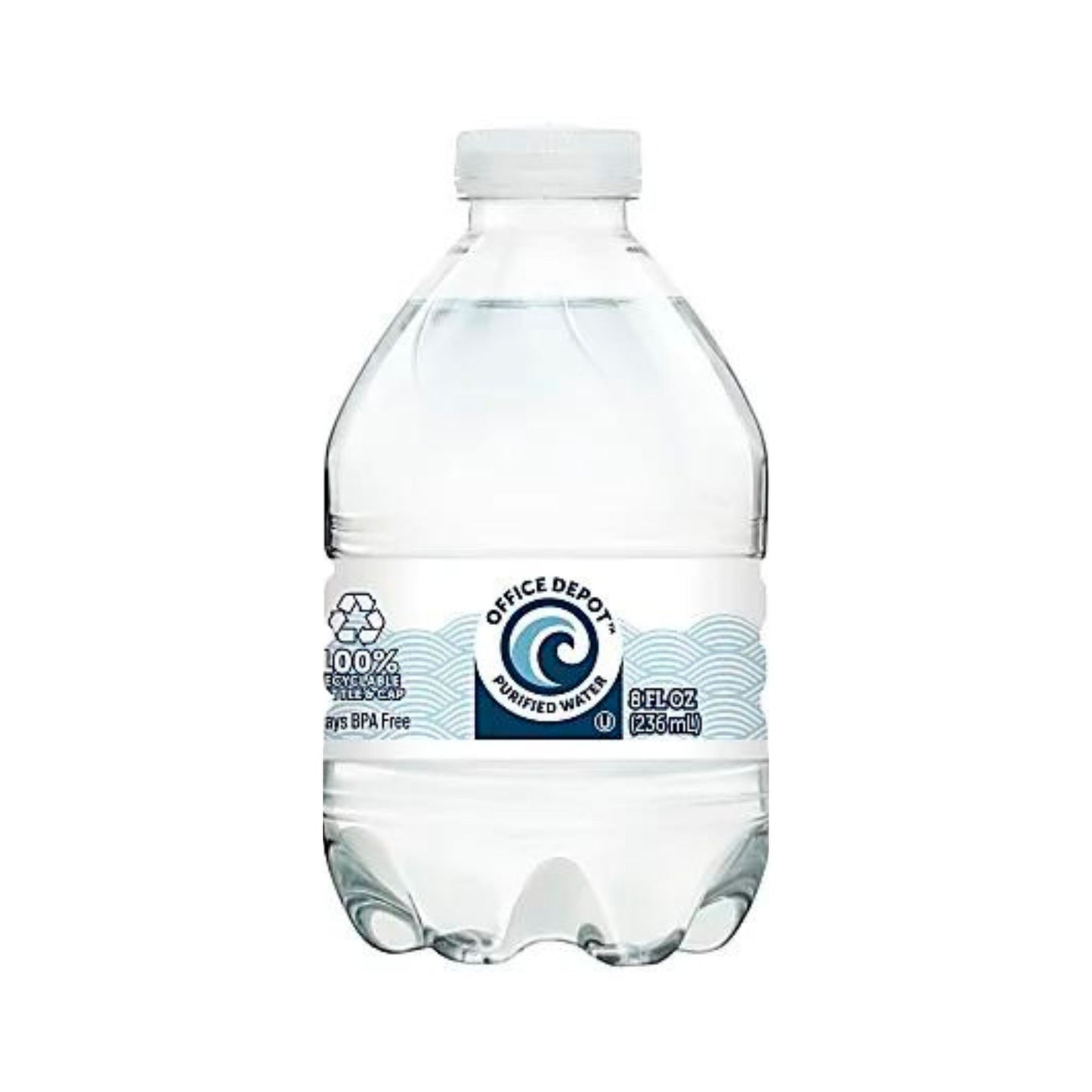 Office Depot Brand Purified Water 8 Oz. Case Of 24 Bottles