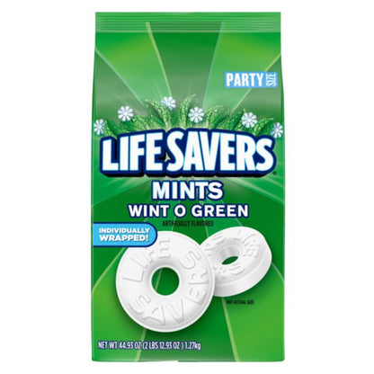 Mars Lifesavers Wint-O-Green Breath Mints Hard Candy 44.93 Oz