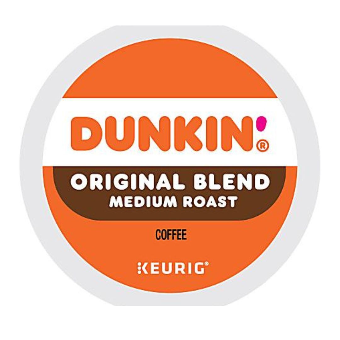 Dunkin' Donuts Single-Serve Coffee K-Cup, Original Blend, Box Of 44
