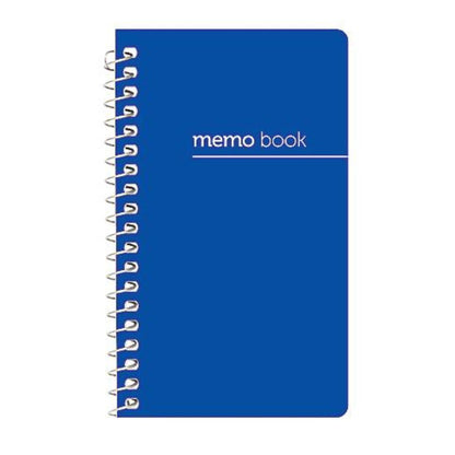 Office Depot Brand Wirebound Side-Opening Memo Books, 3" x 5", College Ruled, 60 Sheets, Assorted Colors (No Color Choice), Pack Of 3