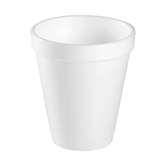 Dart Handi-Kup Insulated Styrofoam Cups 6Oz. White Box Of 1,000 Cups