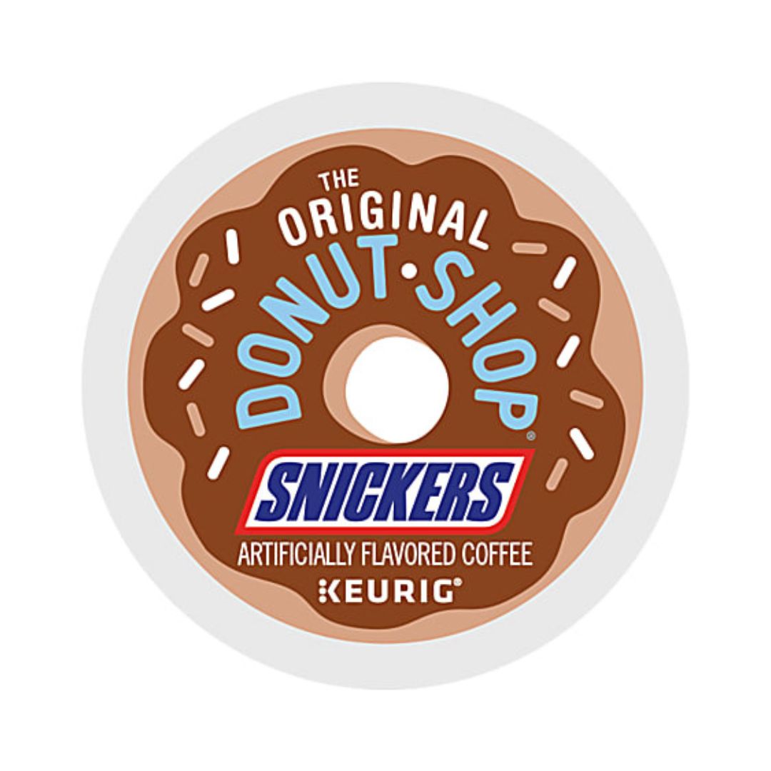 The Original Donut Shop Snickers Coffee, K-Cup Pods, Box of 24 Pods