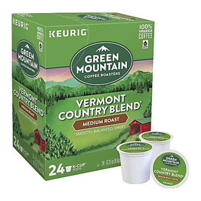 Green Mountain Coffee Single-Serve Coffee K-Cup Pods, Vermont Country Blend, Box Of 24