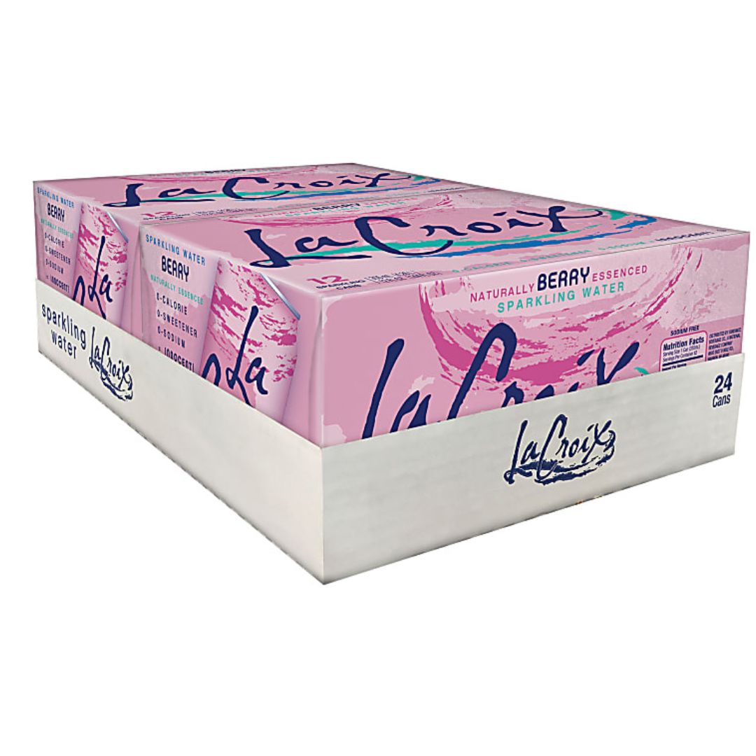 LaCroix Sparkling Water Berry 12 Oz. Case Of 24
