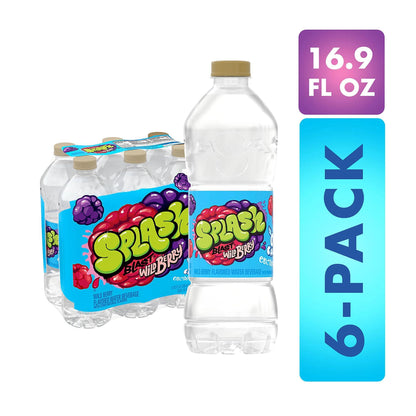 Splash Blast Wild Berry 16.9 Oz. Pack Of 6 Bottles