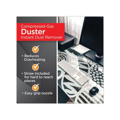 Dust-Off Plus Disposable Compressed Gas Duster 10 Oz Bottle