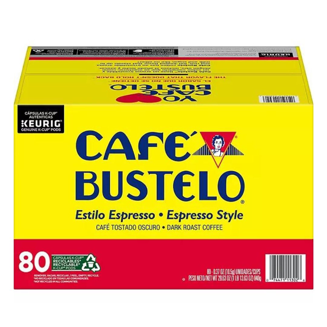 Café Bustelo Coffee K-Cups, Espresso Style Dark Roast 80 ct.